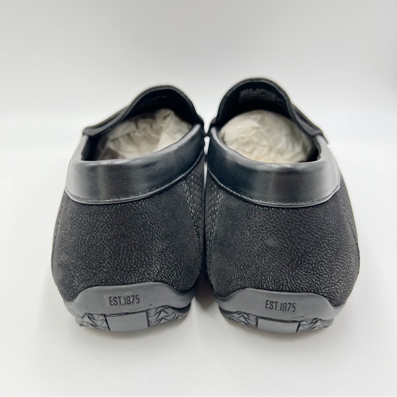 Stacy Adam Mens Corby Black Slip On Perforated Driving Style Loafers Shoes 9.5 - Picture 7 of 13